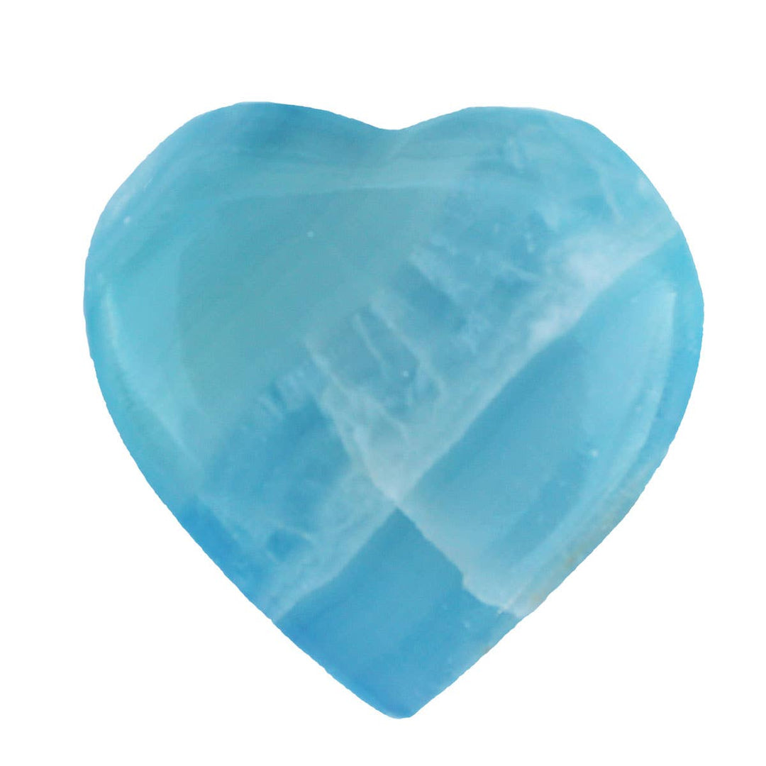 Glacier Blue Stone Heart
