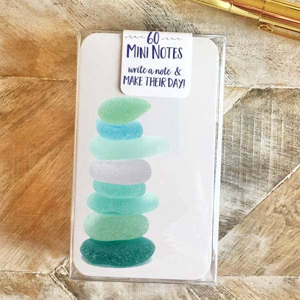 Sea Glass Mini Notes