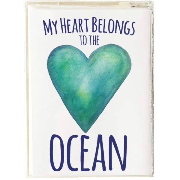 Heart/Ocean Boxed Note Cards (Set of 8)