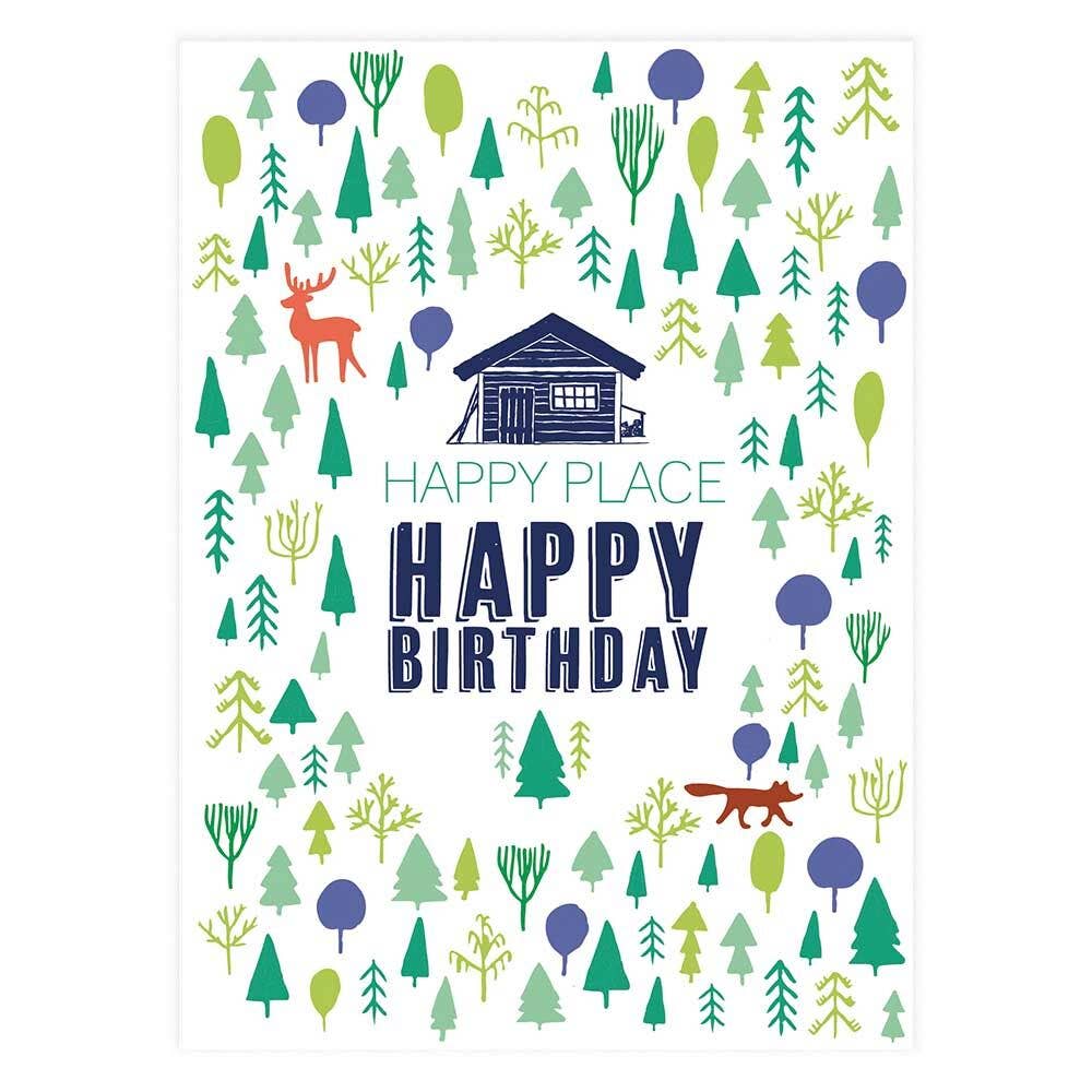 Happy Place - Happy Birthday Greeting Card