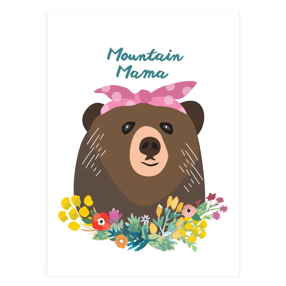 Mountain Mama Greeting Card