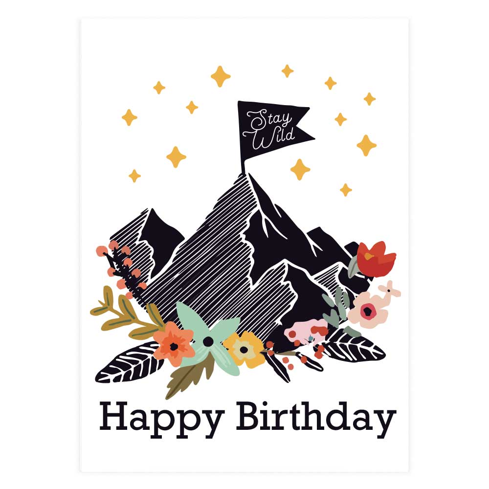 Stay Wild Greeting Card