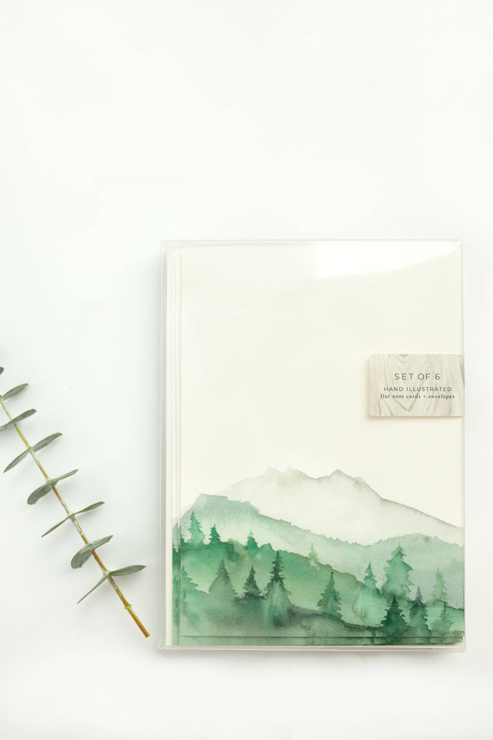 Green Mountains Note Cards (Set of 6)