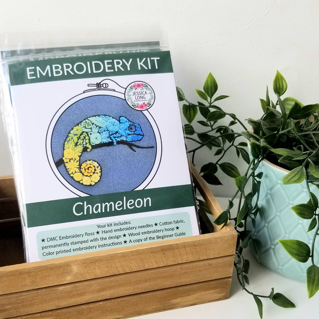 Chameleon Needlepoint Kit