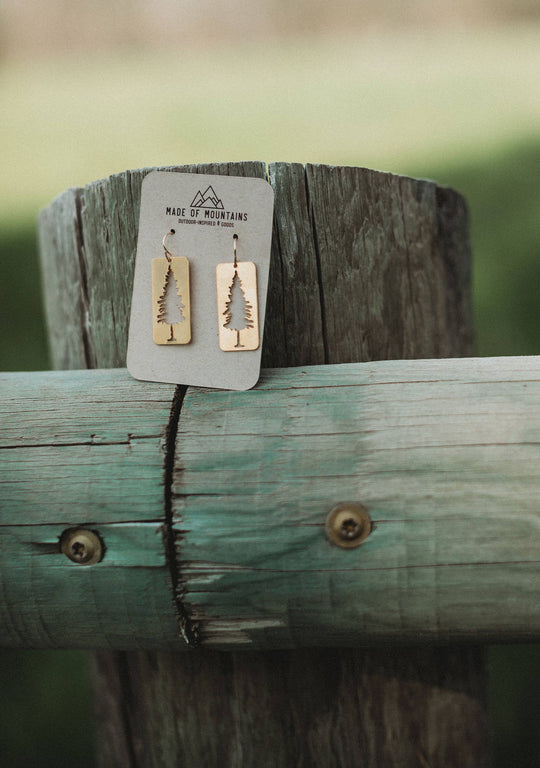 Pine Silhouette Earrings