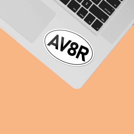 AV8R Airplane Pilot Sticker