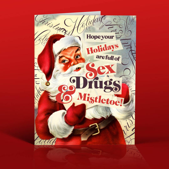 Mistletoe Greeting Card