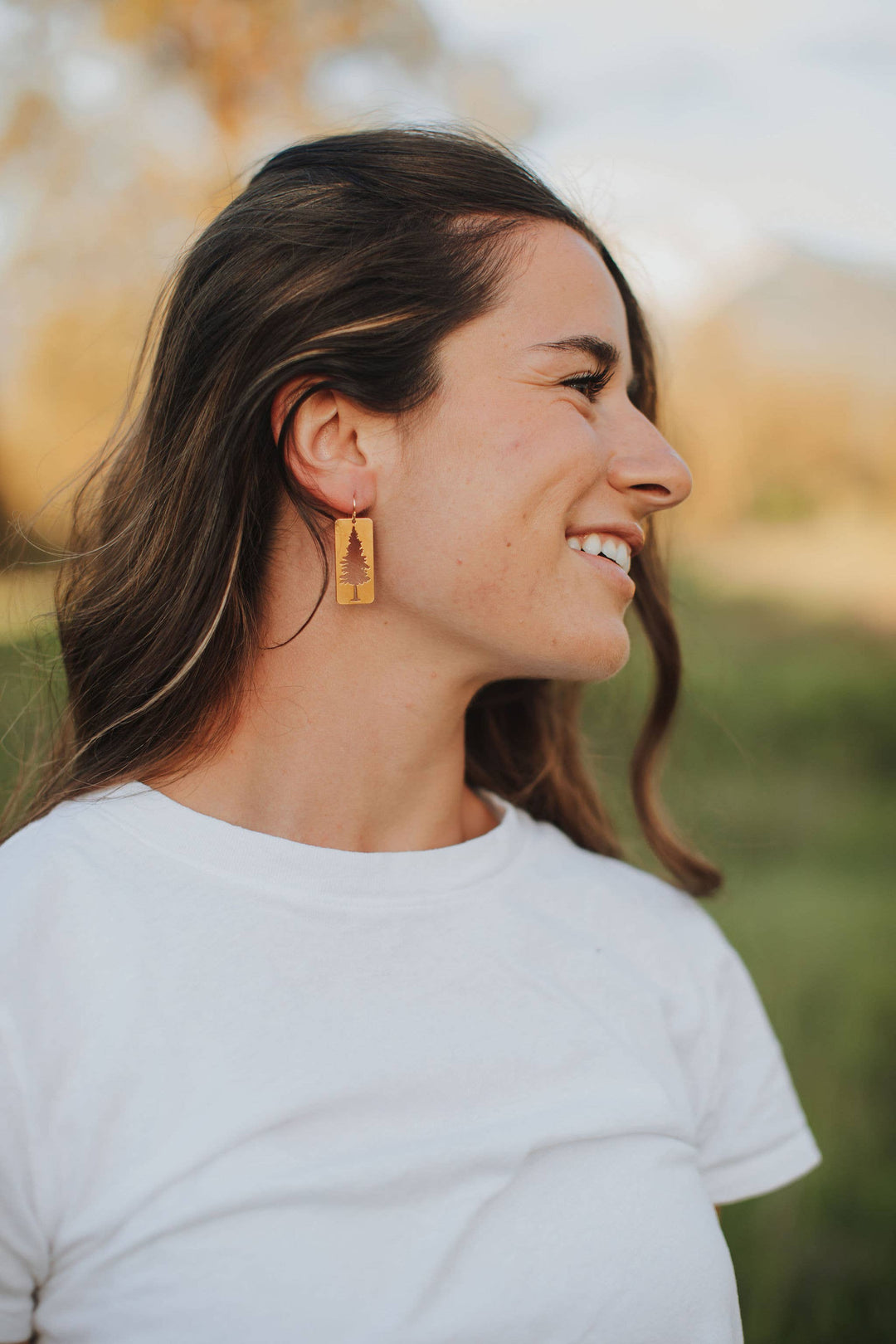 Pine Silhouette Earrings