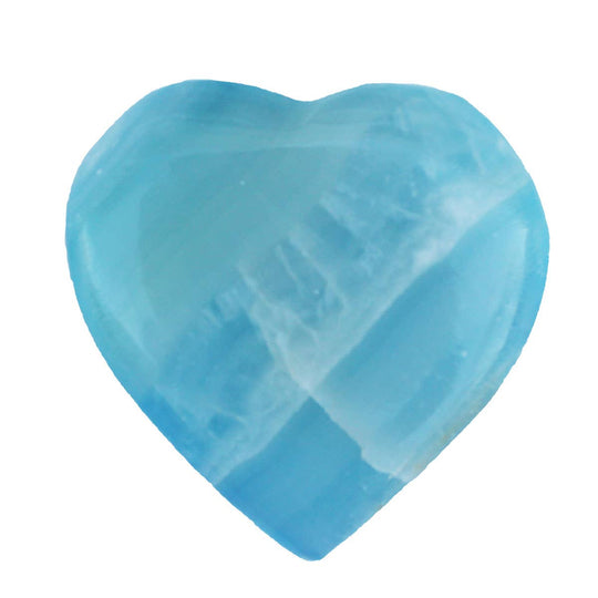 Glacier Blue Stone Heart