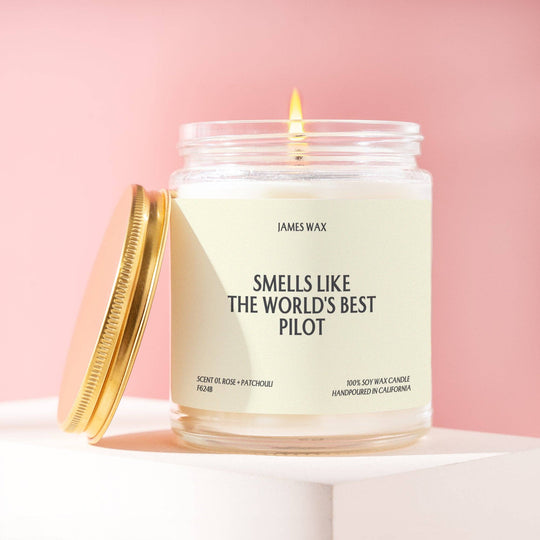 Smells Like World's Best Pilot Candle