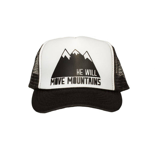 "He Will Move Mountains" Trucker Hat