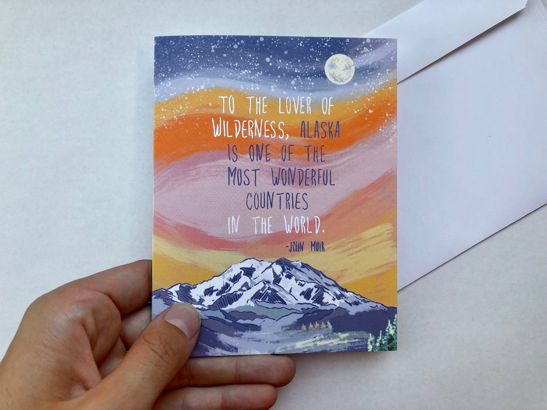 Sunset Mountain Greeting Card