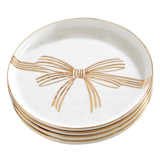 Gold Bow Jewelry Dish