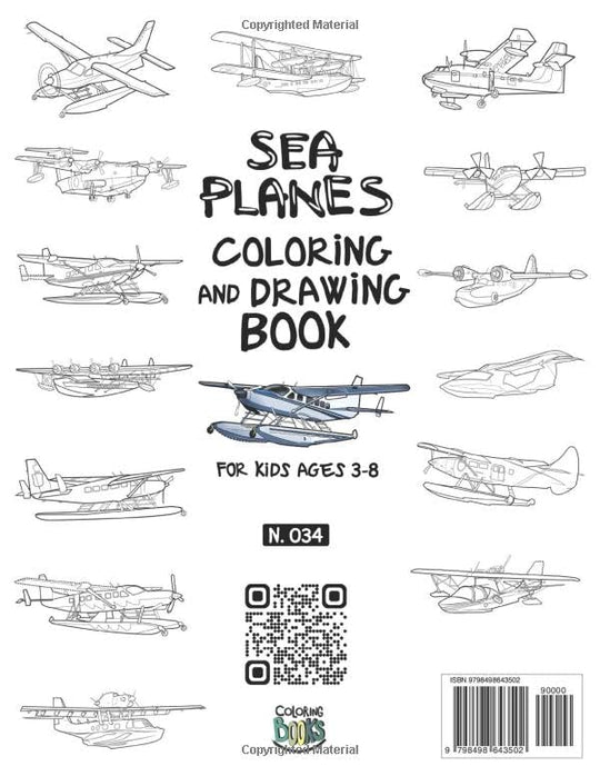 Seaplane Coloring Book