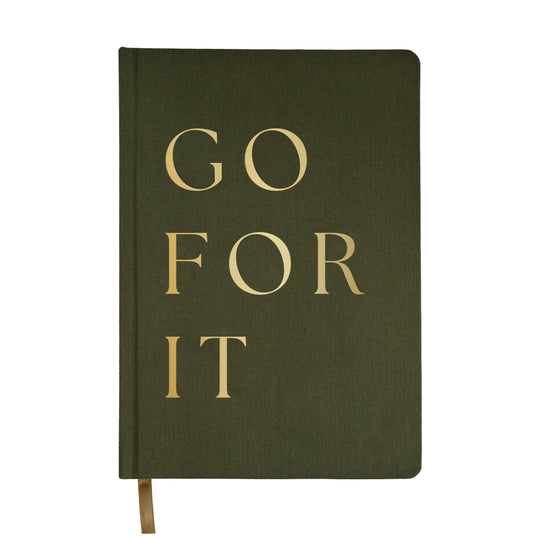 "Go For It" Fabric Journal