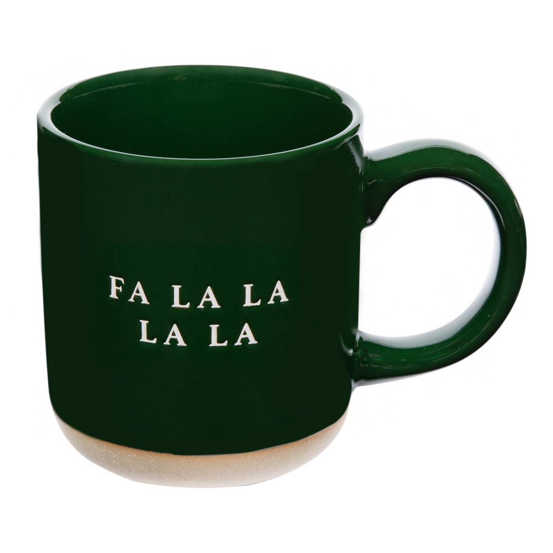 Fa La La Stoneware Mug