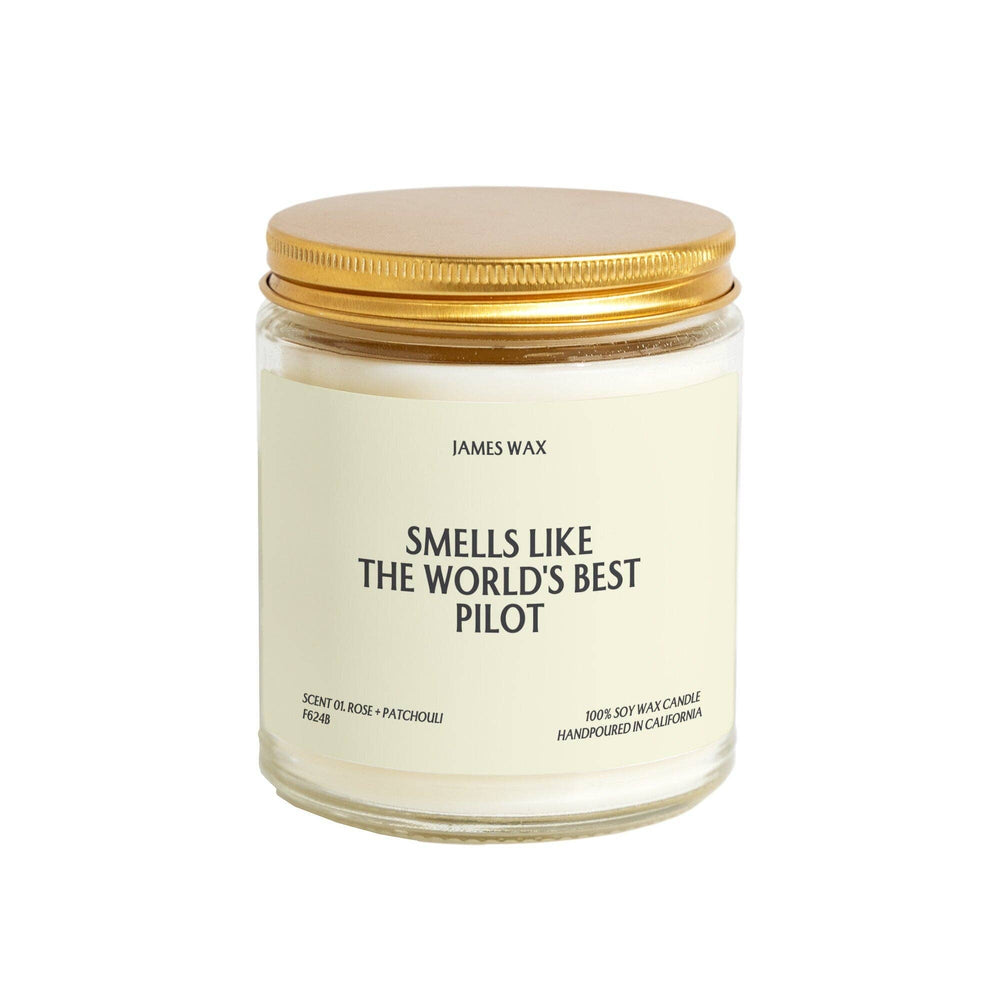 Smells Like World's Best Pilot Candle