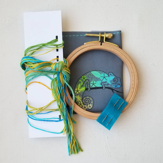 Chameleon Needlepoint Kit