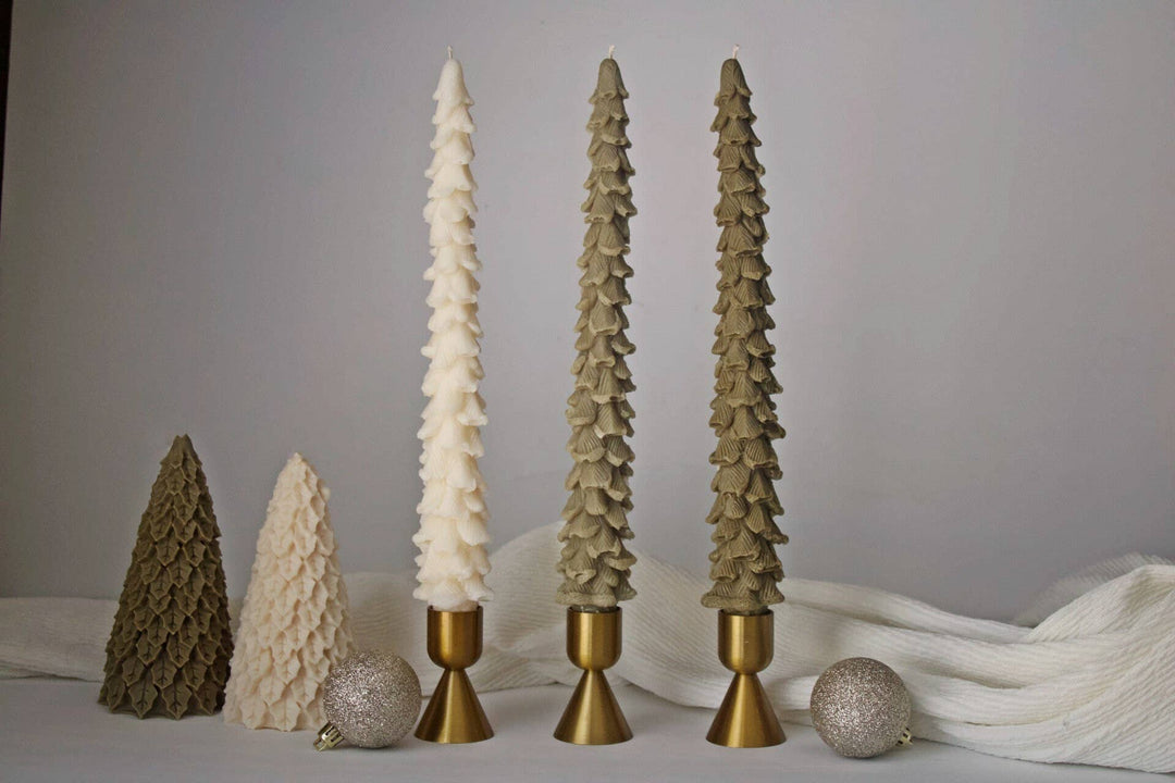 Christmas Tree Taper Candle