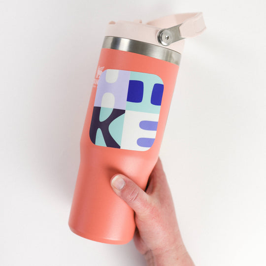 Hike Square Sticker