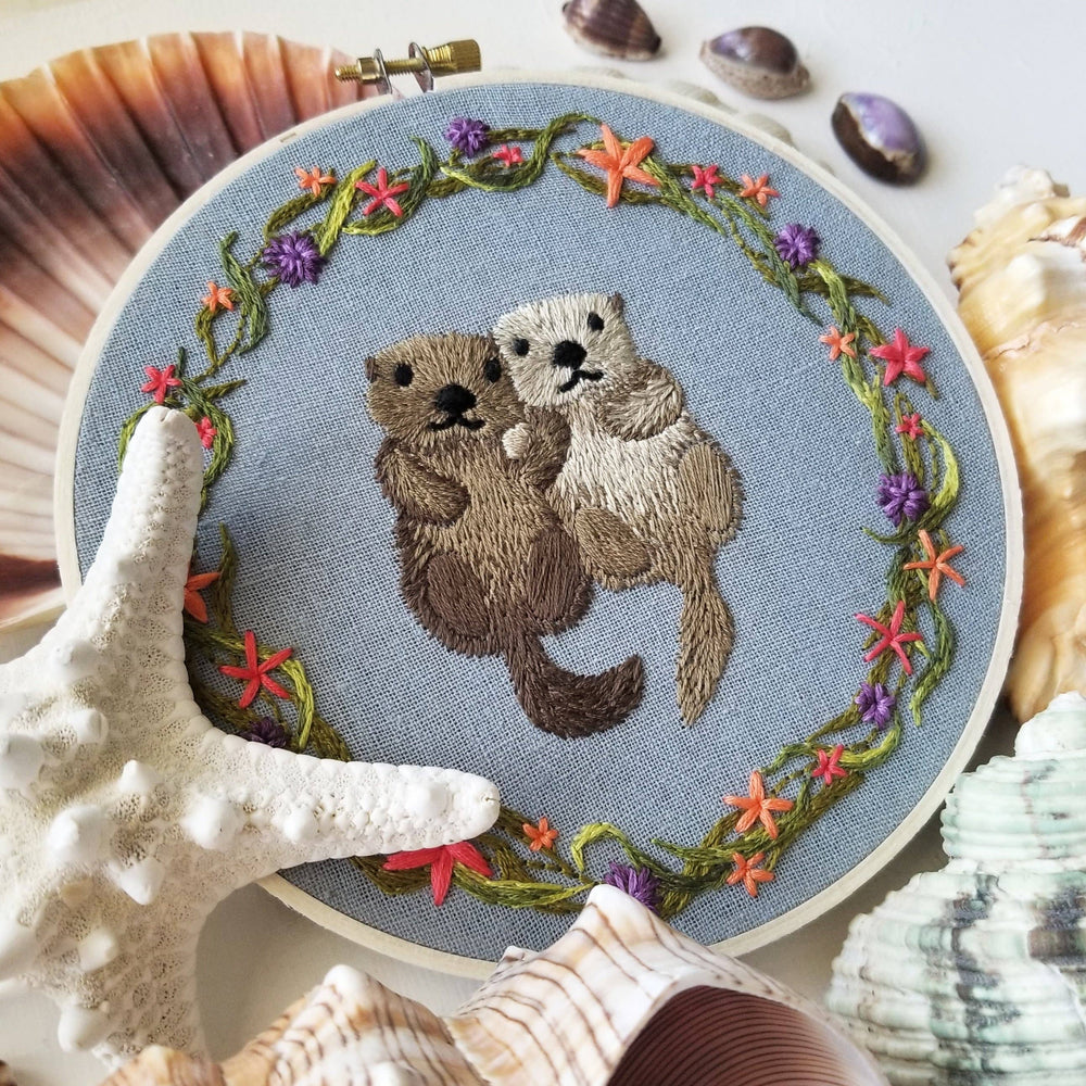 Otterly Adorable Embroidery Kit