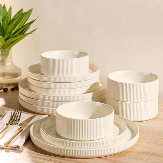 Lined Ceramic Dishware