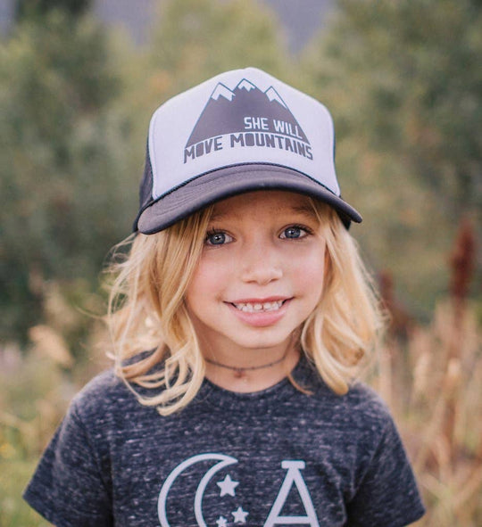 "She Will Move Mountains" Trucker Hat