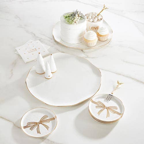 Gold Bow Jewelry Dish