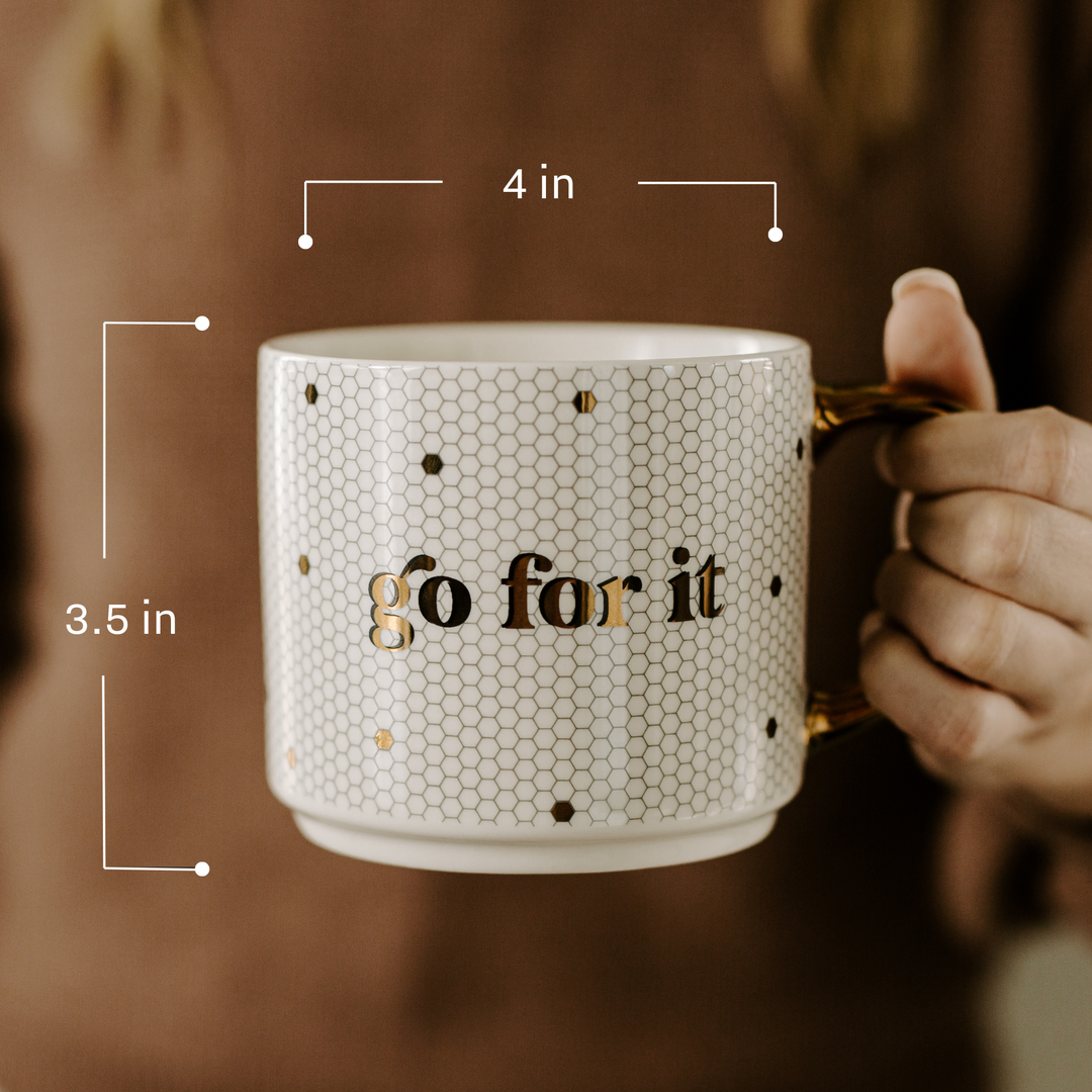 Mom Gold Tile Mug
