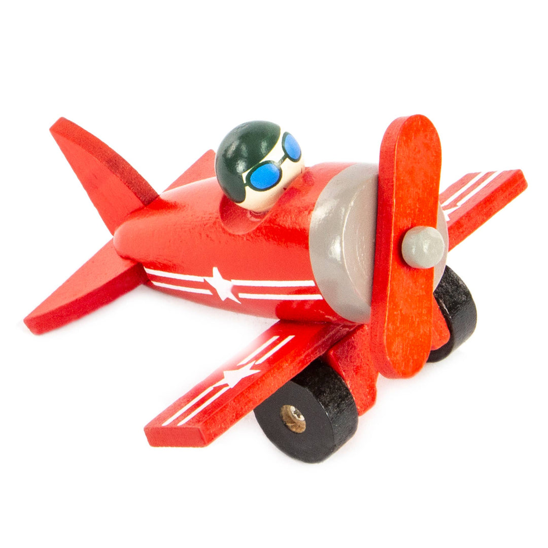 Mini Wooden Toy Airplane