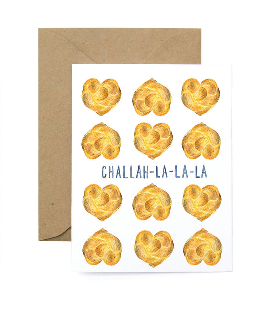 La La La Hanukkah Greeting Card