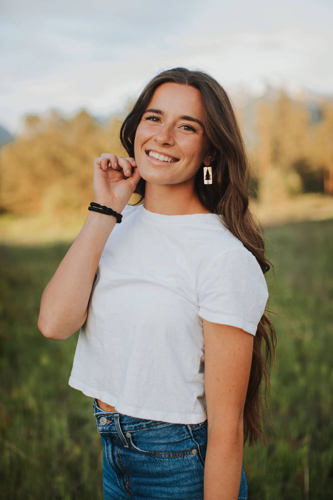 Pine Silhouette Earrings