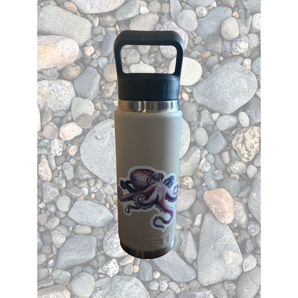 Alaska Octopus Sticker — Jessalyn Ward Designs