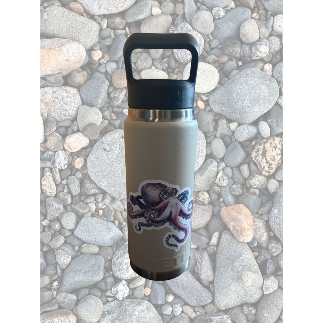 Alaska Octopus Sticker — Jessalyn Ward Designs