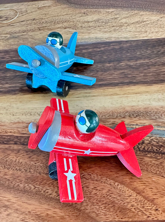 Mini Wooden Toy Airplane