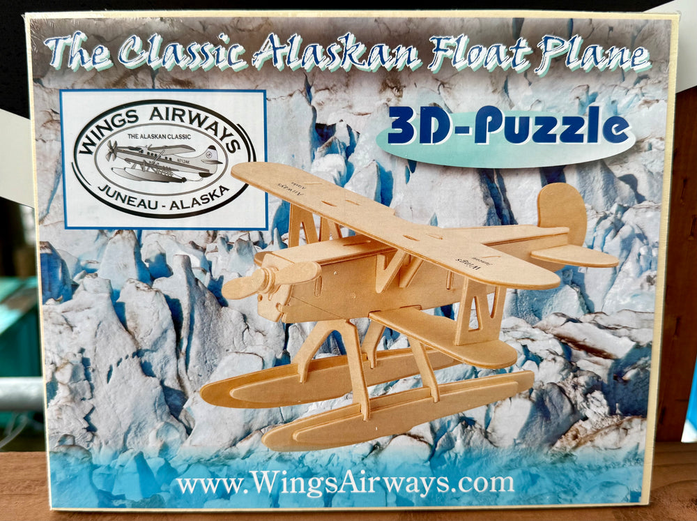 3D Wood Floatplane Puzzle