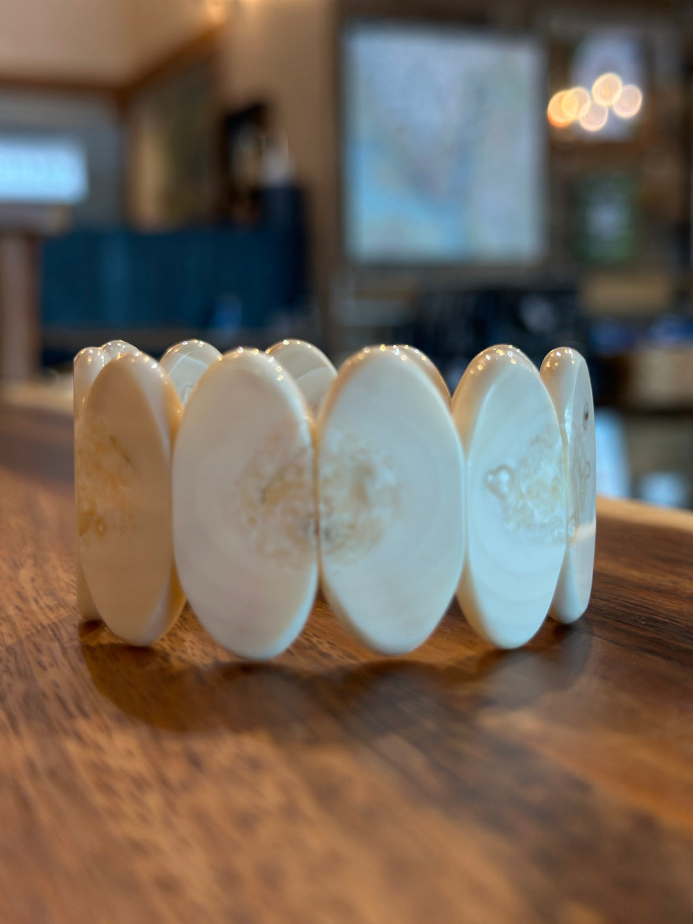 Fossilized Walrus Ivory Bracelet - Johnny Ellis