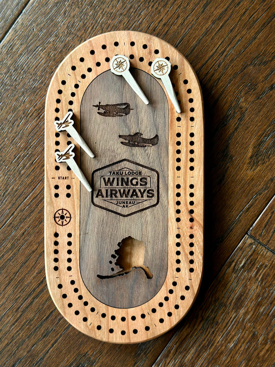 Travel Cribbage Board