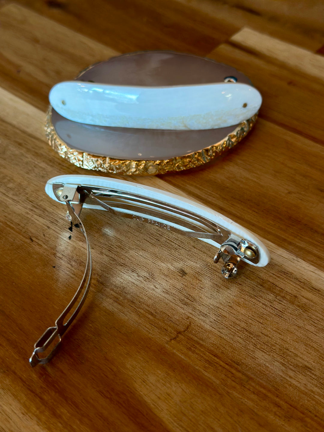 Fossilized Ivory Barrette - Johnny Ellis