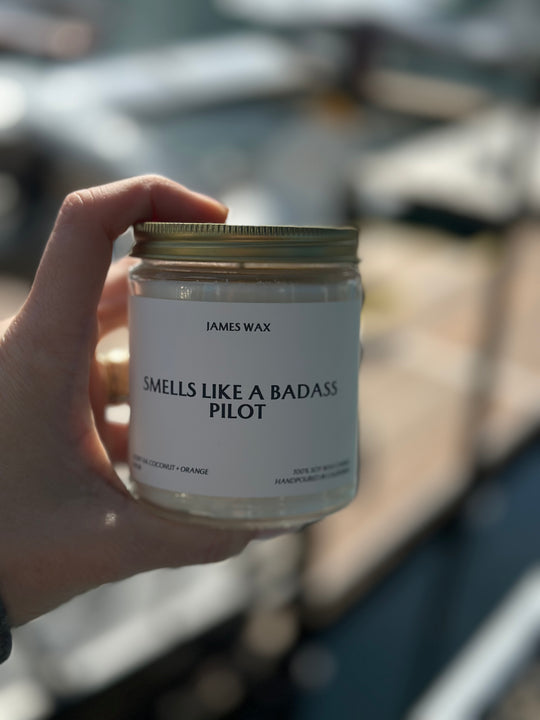 Smells Like A Badass Pilot Candle