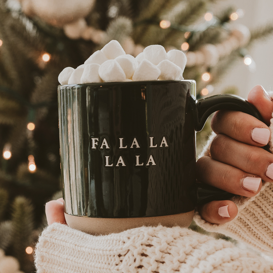 Fa La La Stoneware Mug