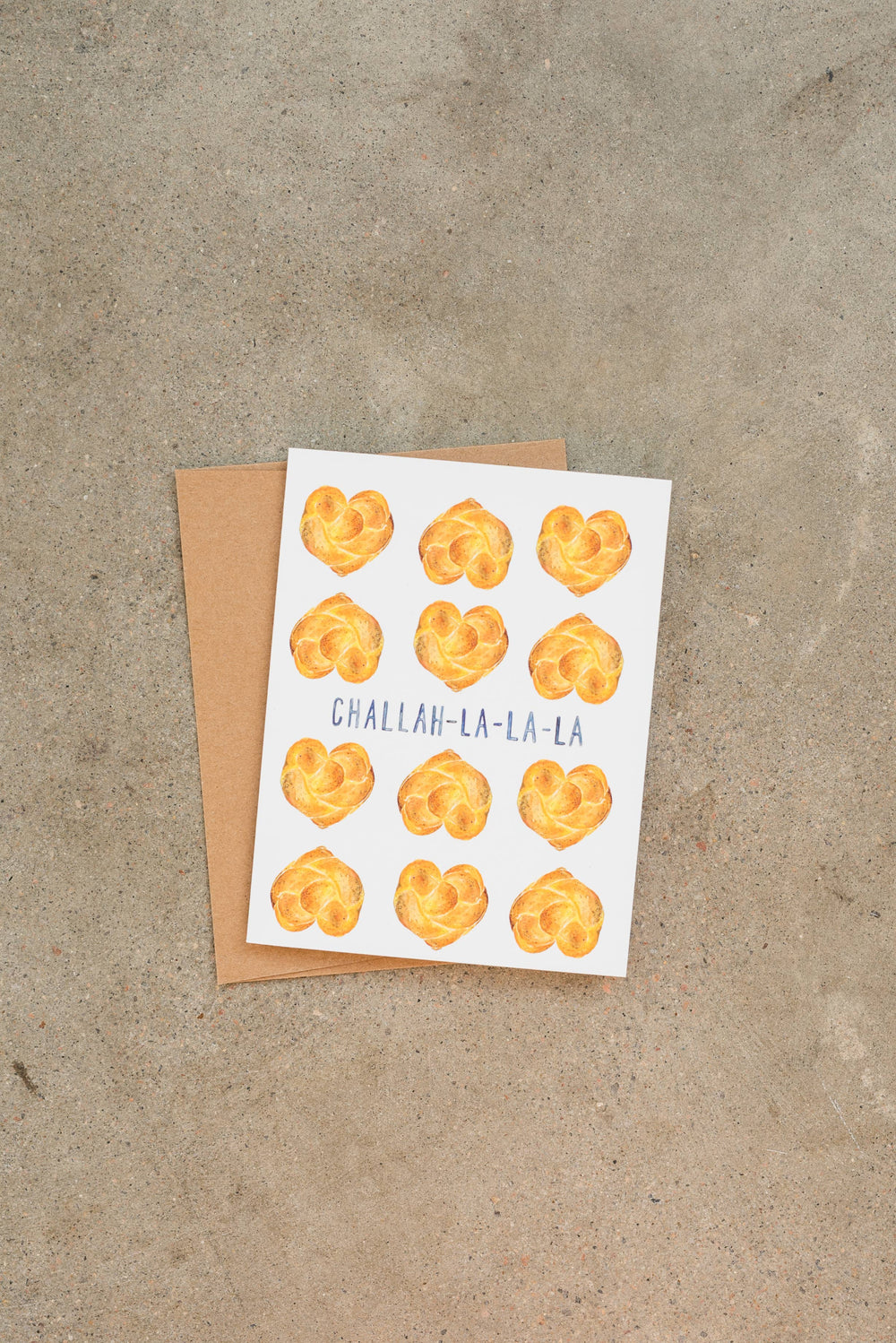 La La La Hanukkah Greeting Card