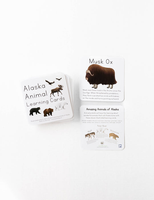 Alaska Animal Learning Cards
