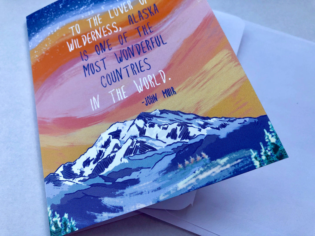 Sunset Mountain Greeting Card