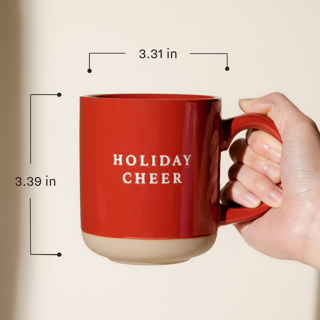 Ho Ho Ho Red Stoneware Mug