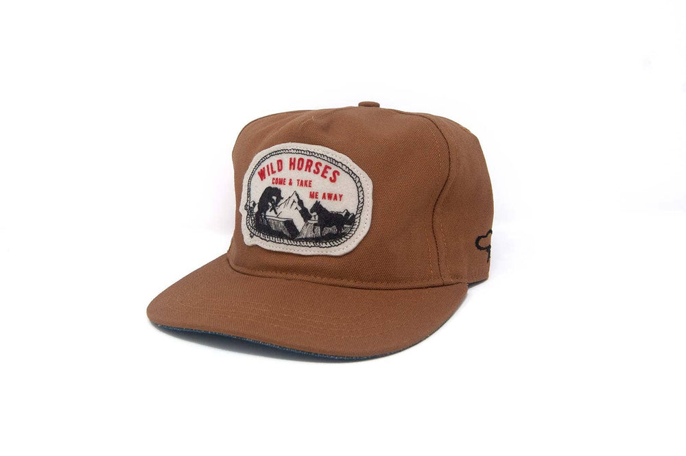Wild Horses Canvas Hat