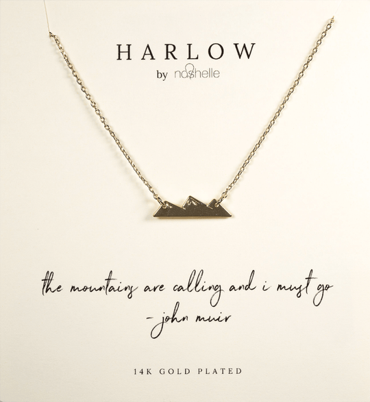 Mountain Necklace w/ Quote Box Set