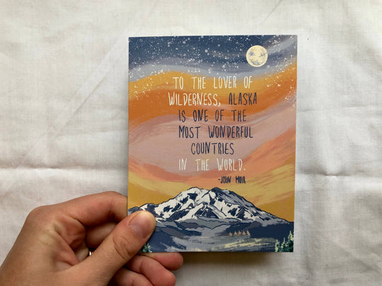 Sunset Mountain Greeting Card