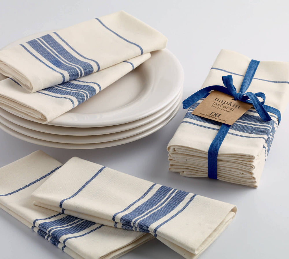 Farm Fresh Stripe Napkin (Set Of 4)