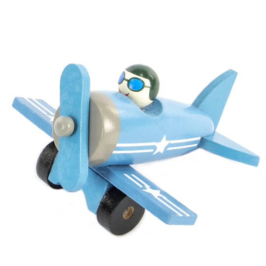 Mini Wooden Toy Airplane